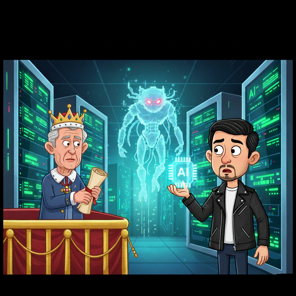 King Charles III Warns Nvidia CEO on AI Safety Risks